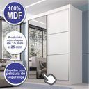 Ver imagem 5 de Guarda Roupa Casal 2 Portas 3 Gavetas com Espelho 100% Mdf Grécia