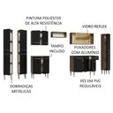 Ver imagem 5 de Armário de Cozinha Completa 325cm Rustic/Preto Emilly Madesa 04