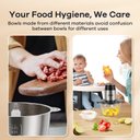 Ver imagem 3 de Processador de Alimentos Ganiza 450w, 2 Velocidades, Tigelas de Aço Inox e Vidro