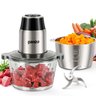 Processador de Alimentos Ganiza 450w, 2 Velocidades, Tigelas de Aço Inox e Vidro - 1