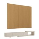 Ver imagem 3 de Rack Extensível com Painel TV 86 Polegadas Planejado 280x250cm Aruá CabeCasa MadeiraOriginals Marrom/Offwhite