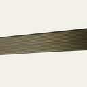 Ver imagem 3 de Perfil Moldura Aluminio Soleira P/ Piso Barra 1 Metro - Cor Champagne