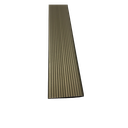 Ver imagem 4 de Perfil Moldura Aluminio Soleira P/ Piso Barra 1 Metro - Cor Champagne