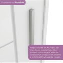 Ver imagem 7 de Guarda Roupas Juvenil 2 Portas Deslizantes com Espelho Sandy Branco
