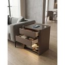 Ver imagem 3 de Mesa de Cabeceira Multifuncional Smart Innovare: Carregador por Indução, Led Automático e Soft Close