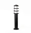 Ver imagem 1 de Poste Balizador para Jardim Oriental Preto Fosco 1E27 55cm