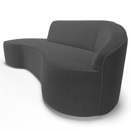 Sofá Living 4 Lugares 280cm Braço Direito Mozart D06 Bouclê Chumbo - Mpozenato - 7 Sofá Living 4 Lugares 280cm Braço Direito Mozart D06 Bouclê Chumbo - Mpozenato - 7