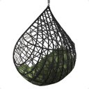 Ver imagem 2 de Balanço Suspenso Ninho Gota com Mola e Mosquetão Almofada Impermeável Gourmet Área Externa:a5