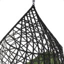 Ver imagem 7 de Balanço Suspenso Ninho Gota com Mola e Mosquetão Almofada Impermeável Gourmet Área Externa:a5