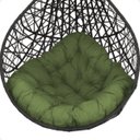 Ver mais imagens de Balanço Suspenso Ninho Gota com Mola e Mosquetão Almofada Impermeável Gourmet Área Externa:a5