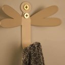 Ver imagem 4 de Kit 3 Ganchos Penduradores 8cm Libélula Dourada Carbono Luft Masutti Decorativo de Parede Enfeite