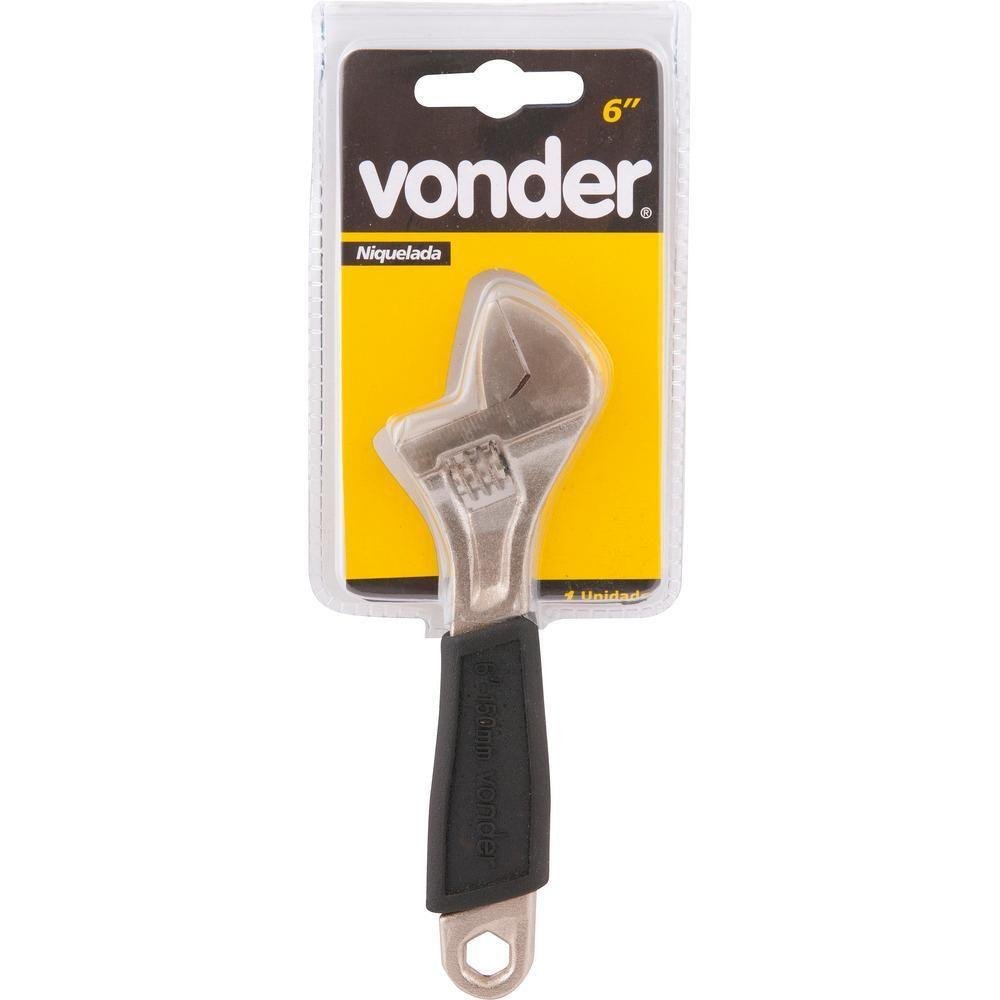 Chave Inglesa Ajustável 12" Aço Carbono Niquelada - Vonder - 2