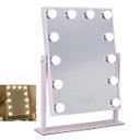 Ver imagem 4 de Espelho Camarim Grande 12 Lampadas Led Brilho Ajustavel 3 Tons Rotaçao 360 Graus Iluminaçao Maquiage