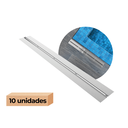 Ver imagem 2 de 10 Ralos Grelha Linear para Borda Piscina 100x12 cm em Inox
