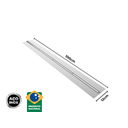 Ver imagem 4 de 10 Ralos Grelha Linear para Borda Piscina 100x12 cm em Inox
