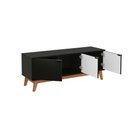 Ver imagem 4 de Rack Kappesberg 3 Portas 3d Preto Fosco 136cm