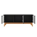 Ver imagem 7 de Rack Kappesberg 3 Portas 3d Preto Fosco 136cm