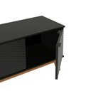 Ver imagem 6 de Rack Kappesberg 3 Portas 3d Preto Fosco 136cm
