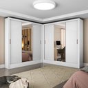 Ver imagem 1 de Closet Casal Duplo Fortaleza 6 Portas Plus 12 Prateleiras