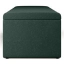 Ver imagem 7 de Calçadeira Recamier Baú para Cama de Casal King Dália 195x50 Cm W01 Linho Verde Musgo - Lyam Lyam de
