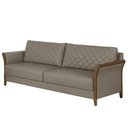 Ver imagem 1 de Sofa 2 Lugares Ambar 165 cm Braços Pes em Madeira Courino Tcs 726 Moll