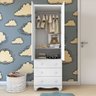 Guarda Roupa Infantil 2 Portas e 3 Gavetas 100% Mdf Mimo - 3