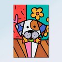 Ver imagem 3 de Placa Decorativa - Animais Popart Arte Destaque 30 X 40 Cm