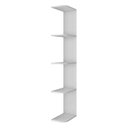 Ver imagem 3 de Guarda Roupa Infantil 2 Portas 3 Gavetas e Prateleira Externa 100% MDF Smim Branco/Brilho