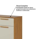 Ver imagem 5 de Cozinha Modulada Compacta 4 Peças 7 Portas e 1 Gaveta 221cm 100% MDF Viena Espresso Móveis