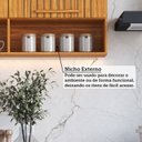 Ver imagem 7 de Cozinha Modulada Compacta 4 Peças 7 Portas e 1 Gaveta 221cm 100% MDF Viena Espresso Móveis
