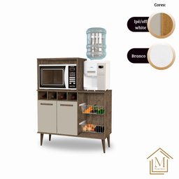 Fruteira Nube Cor:canela Off White - Armário para Cozinha - Mizza Decor - 5