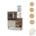 Ver imagem 6 de Fruteira Nube Cor:canela Off White - Armário para Cozinha - Mizza Decor