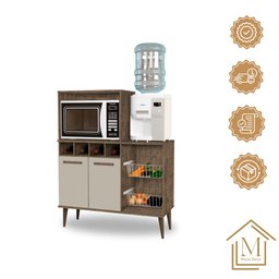 Fruteira Nube Cor:canela Off White - Armário para Cozinha - Mizza Decor - 6