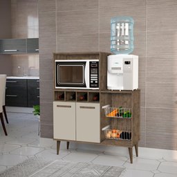 Fruteira Nube Cor:canela Off White - Armário para Cozinha - Mizza Decor - 2