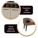 Ver imagem 4 de Fruteira Nube Cor:canela Off White - Armário para Cozinha - Mizza Decor