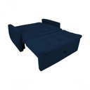 Ver imagem 2 de Sofá Cama Meg 2 Lugares Suede Azul Matrix