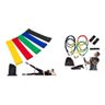 Kit 5 Faixas Elástica Thera Band Exerc + Tubing 11 Itens - 1