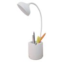 Ver imagem 2 de Luminaria de Mesa Abajur Touch Screen LED Flexivel Recarregavel Suporte Celular Articulada Lampada