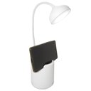 Ver imagem 5 de Luminaria de Mesa Abajur Touch Screen LED Flexivel Recarregavel Suporte Celular Articulada Lampada