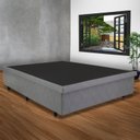 Ver imagem 2 de Base Box Baú Viúva 128x188x42cm Courino