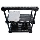 Ver imagem 6 de Arara Poly Eco com Cabideiro e 4 Prateleiras Preto