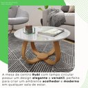 Ver imagem 5 de Mesa de Centro Redonda 50cm Rubi