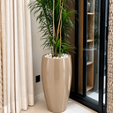 Ver imagem 2 de Vaso de Fibra de Vidro Atenas g 90cm Vitrificado Grande Amêndoa Brilhante