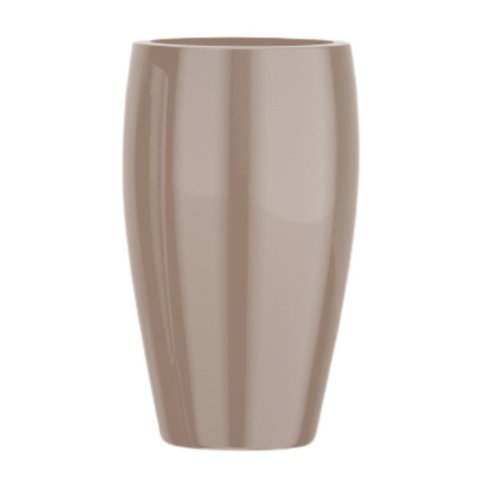 Vaso de Fibra de Vidro Atenas g 90cm Vitrificado Grande Amêndoa Brilhante