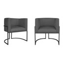 Ver imagem 1 de Kit 2 Poltrona Decorativa Base de Ferro Linho Munique 