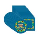 Ver imagem 1 de Kit Sousplat + Guardanapo São João Azul Nsw 12 Peças sem Base