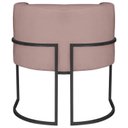 Ver imagem 5 de Kit 2 Poltrona Decorativa Base de Ferro Linho Munique 