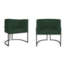 Ver imagem 1 de Kit 2 Poltrona Decorativa Base de Ferro Linho Munique 