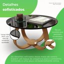 Ver imagem 3 de Mesa de Centro Redonda 50cm Rubi