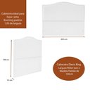 Ver imagem 4 de Cabeceira Lisa para Cama Box King 203cm Diesis Courino Caramelo - Sallar Home